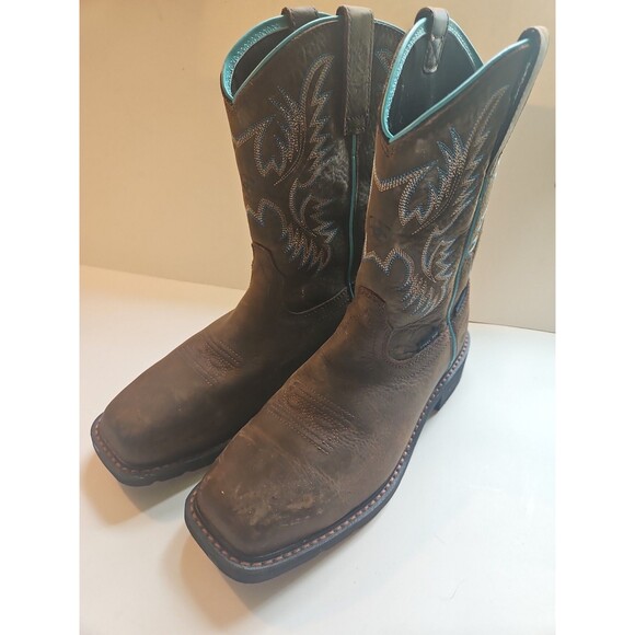 Ariat Work Steel Toe Waterproof ASTM F2413-18 Slip Resisting Boots Brown US 6.5 main image 7
